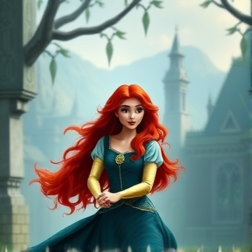 Merida va mulan-Phoebe-AI-singing