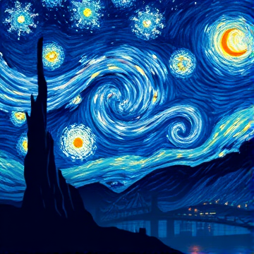 Starry Night-andy-AI-singing