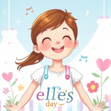 Ellie's Happy Day-Shawn-AI-singing