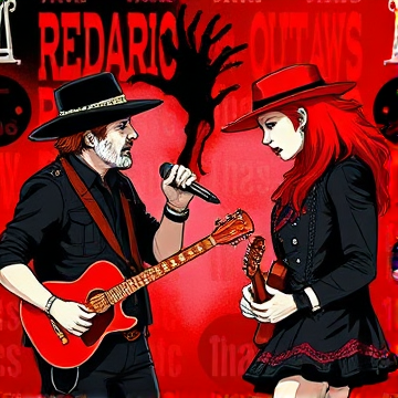 Redhead and the Outlaws heart-S-AI-singing