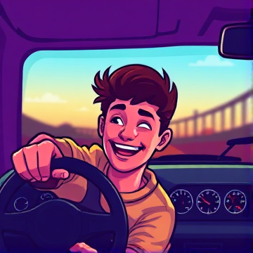 Drive with a Smile-Dustin-AI-singing