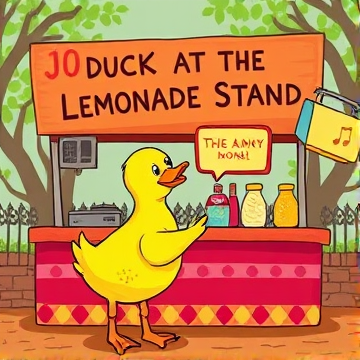 Duck at the Lemonade Stand-Donkey-AI-singing