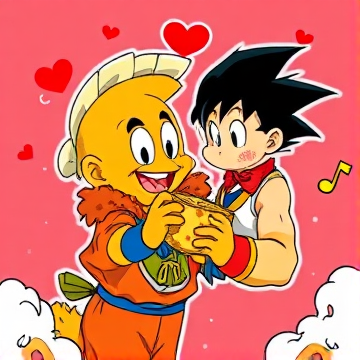 Goku's Fried Chicken Love Song-alexandre-AI-singing