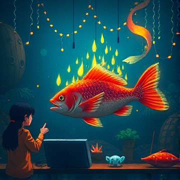 She lit my fish on fire-Nope-AI-singing