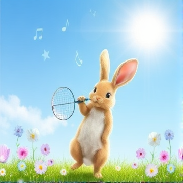 Bunny’s bright day-Rapper-AI-singing