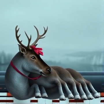 JB got run over by a reindeer-Amber-AI-singing