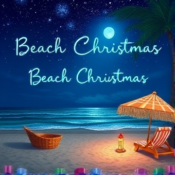 Beach Christmas-tim-AI-singing