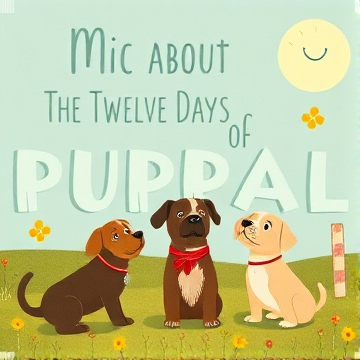 the twelve days of puppal-Meghan-AI-singing