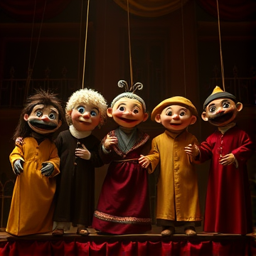 Five puppets fate-Brittanie-AI-singing