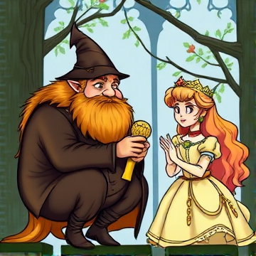 Hagrid serenading Princess Peach-Frankie-AI-singing