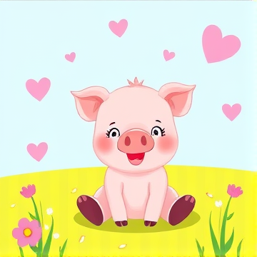 Baby Pig rhyme-Entra-AI-singing