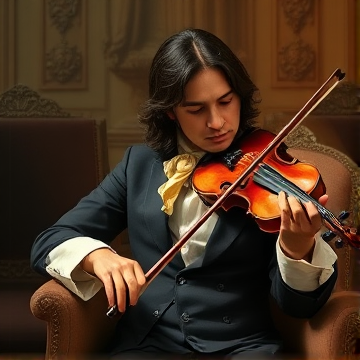 Niccolò Paganini-back-AI-singing