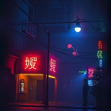 A Night in Neon-Company-AI-singing