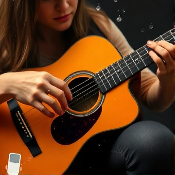 Guitarra una agridulce melodía de entre lágrimas y risas-Diana-AI-singing