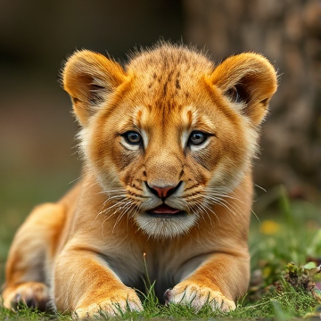 A Lion cub-Hayaan-AI-singing