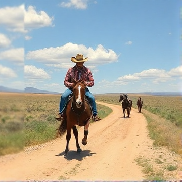 Only Cowboy on the dirt road-brymstuckly-AI-singing