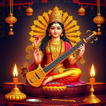 Saraswati Puja-humfirst01-AI-singing