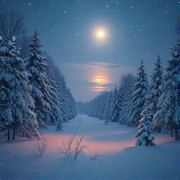 Winter Solstice Snowfall-prechristiaan-AI-singing