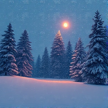 Solstice Snowfall-prechristiaan-AI-singing