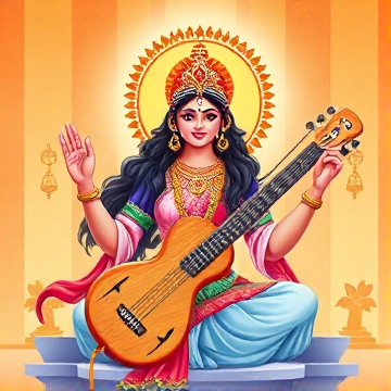 Saraswati Maa Ki Kripa-fireflya454-AI-singing