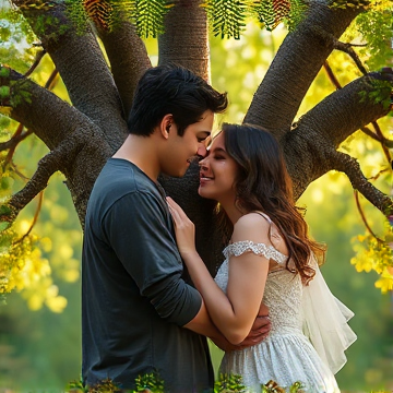 Kissing in a Tree-1018978-AI-singing