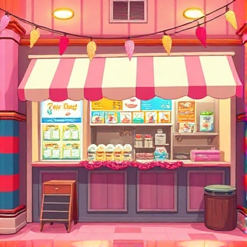 Ice cream shop where the stars live-phoekyal2-AI-singing