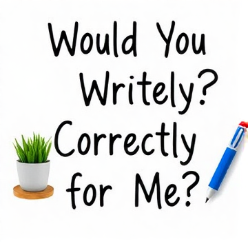 Would You Write Correctly for Me?-itsryukenji-AI-singing