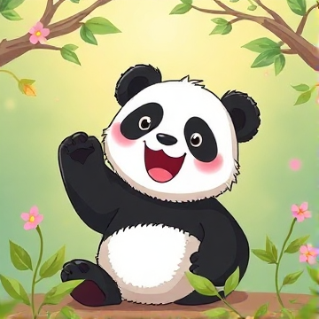 Happy Panda-mcrobbo2211-AI-singing