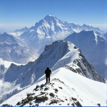 Hardly Climbing Himalaya-rameshkhatiwadajee-AI-singing