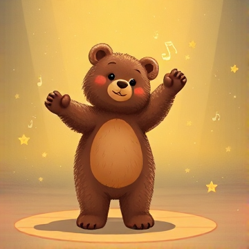 Baby bear dance-joeybernandos-AI-singing