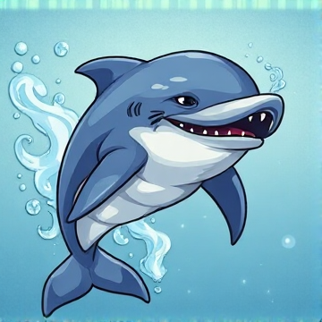 Angry Dolphin-nodefather-AI-singing