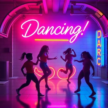 Dancing Through the Neon-jd13031975-AI-singing