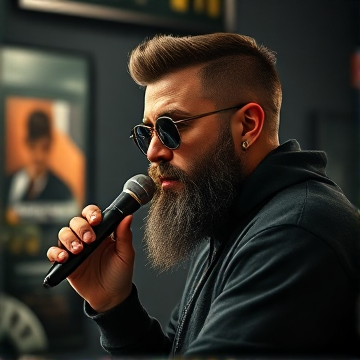 The Celebrity Barber Rap-Digitally-AI-singing