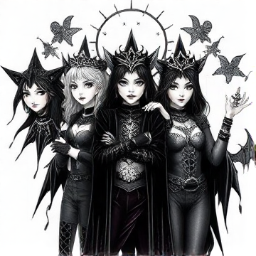 Goth Queens Howl-gsahsge-AI-singing