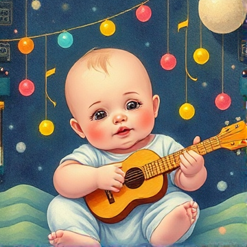 PLAYING BABY-dylanmarkartist-AI-singing