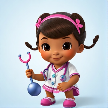 Doc McStuffins theme song-zannyschoolworks-AI-singing