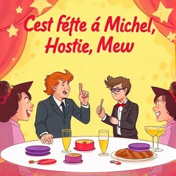 C'est la fête à Michel, hostie !-dcoy7348-AI-singing