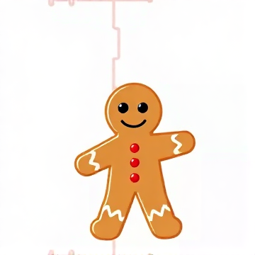 Broken Gingerbread Man-clab1502-AI-singing