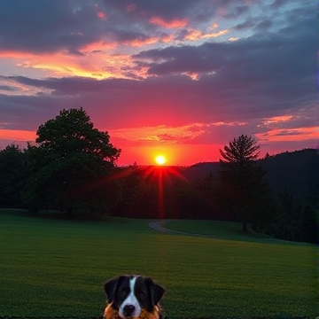 Sunset on the Greens-reagangarrison89-AI-singing