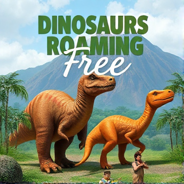 Dinosaurs Roaming Free-xanderxlgaming-AI-singing