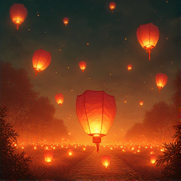 Tiny Lanterns, Lost Dreams-masoomeh2942-AI-singing