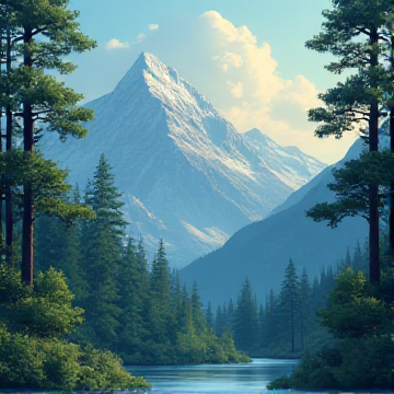 Mountain Trees Symphony-bropandagaming-AI-singing