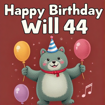 Happy Birthday Will 44-hydrobrew311-AI-singing