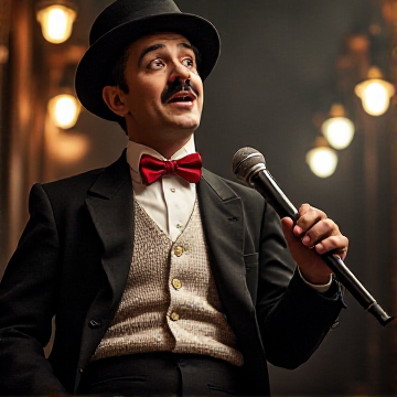 Charlie Chaplin Cabaret-litte.bick-AI-singing