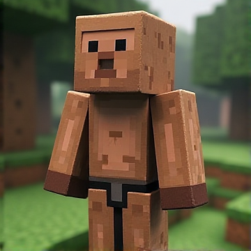 Just made a dirt block on my Minecraft undies-jdukes0809-AI-singing